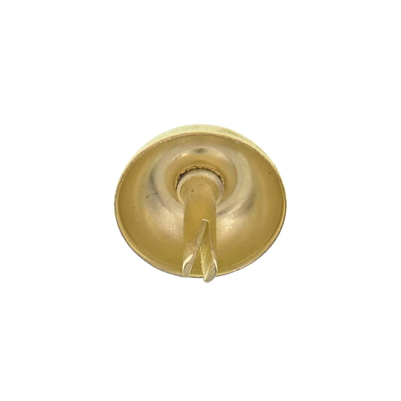 20mm Brass, Round Handbag Bottom Stud, Steel-PK10, #197-8-16-BP