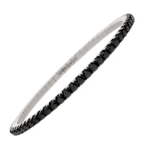 5 CT Black Diamond Stretch Tennis Bracelet