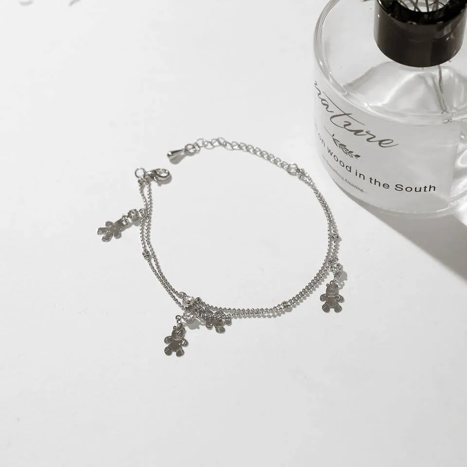 ATMfashions luxury silver bear braclet for women atm02