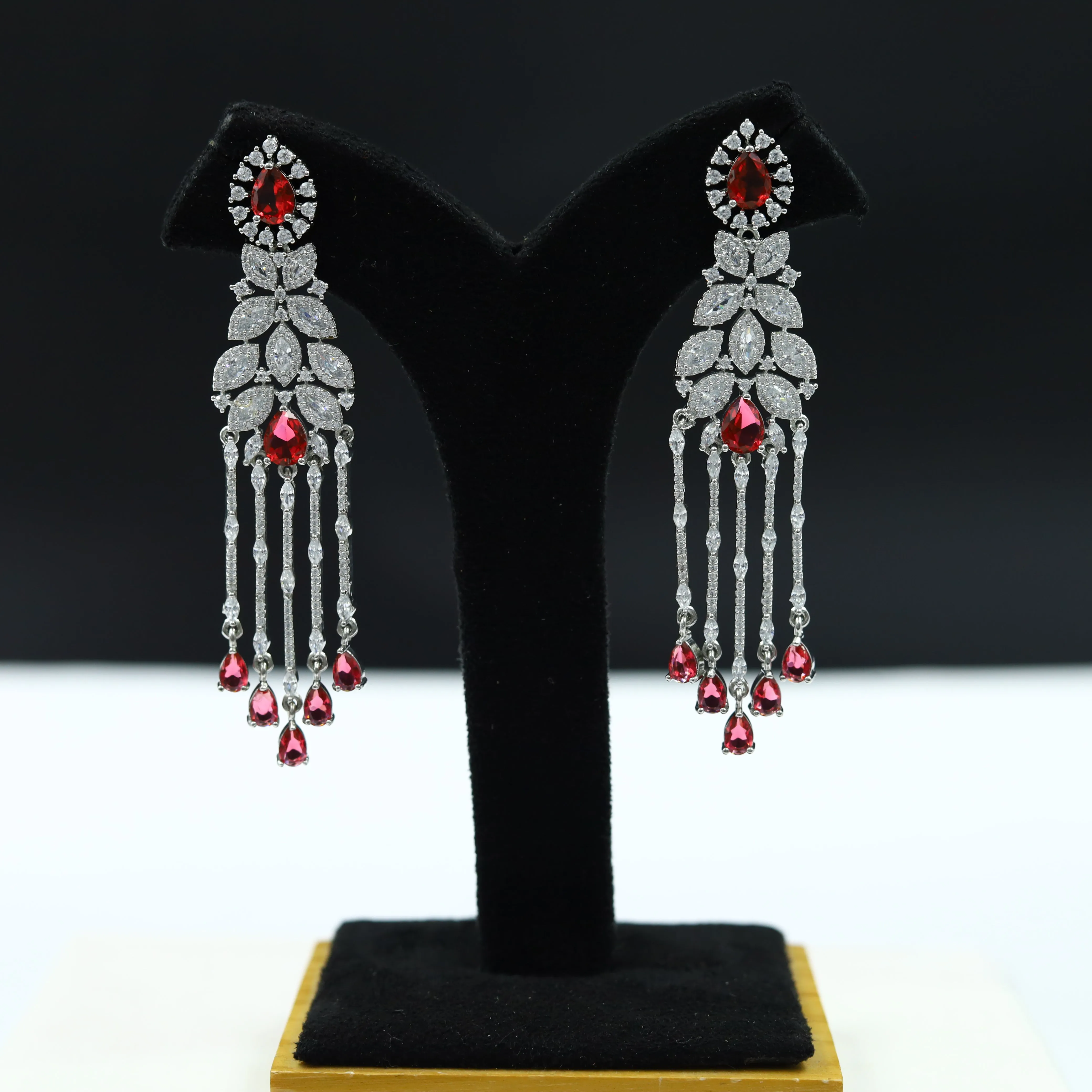 Danglers Zircon/AD Earring 7392-34
