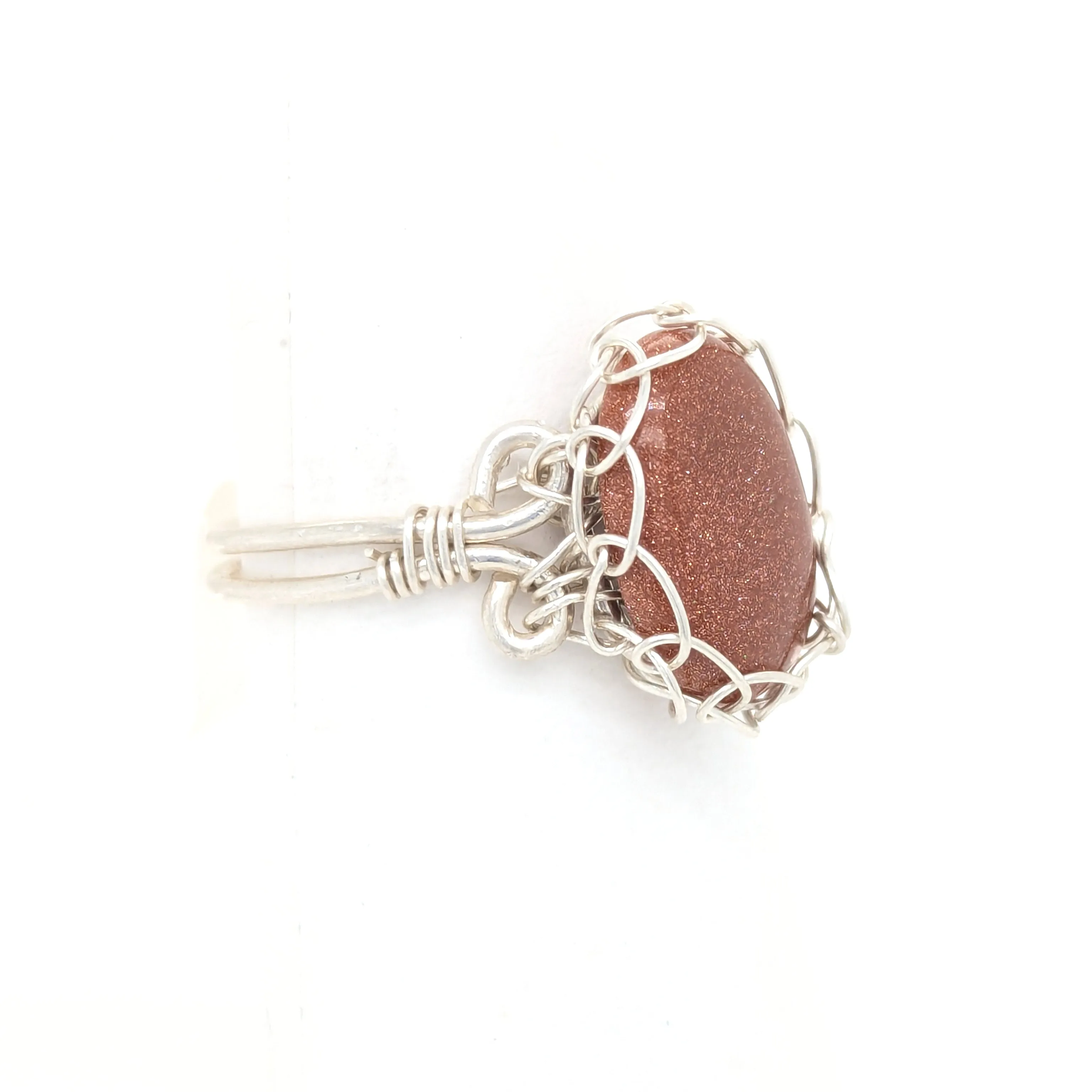 Goldstone Ring