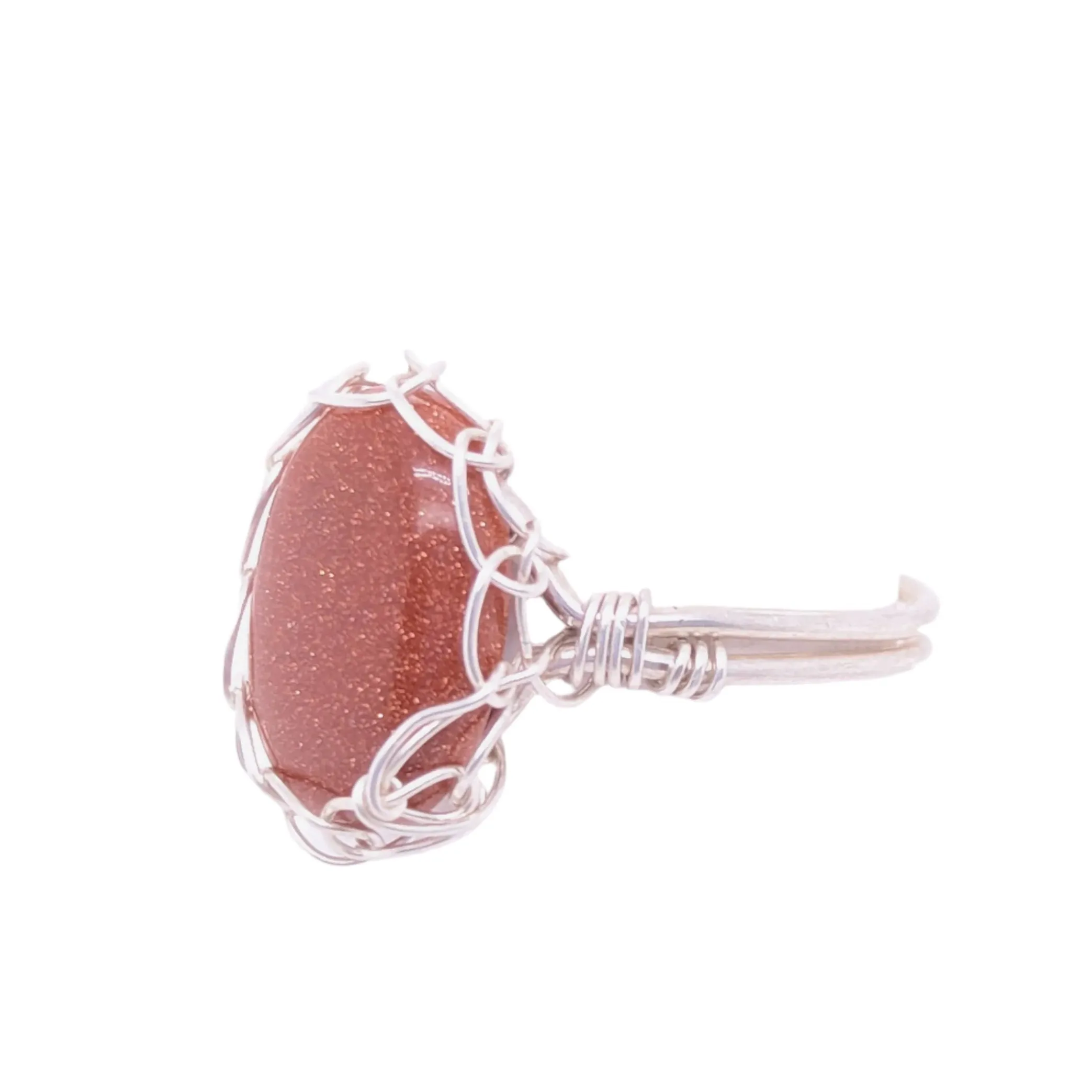 Goldstone Ring