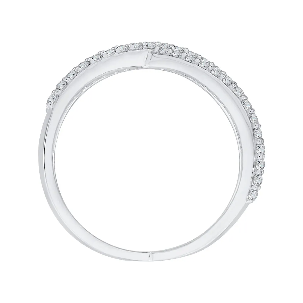 KATARINA Prong Set Diamond Criss Cross Fashion Ring (3/8 cttw, G-H, I2-I3)