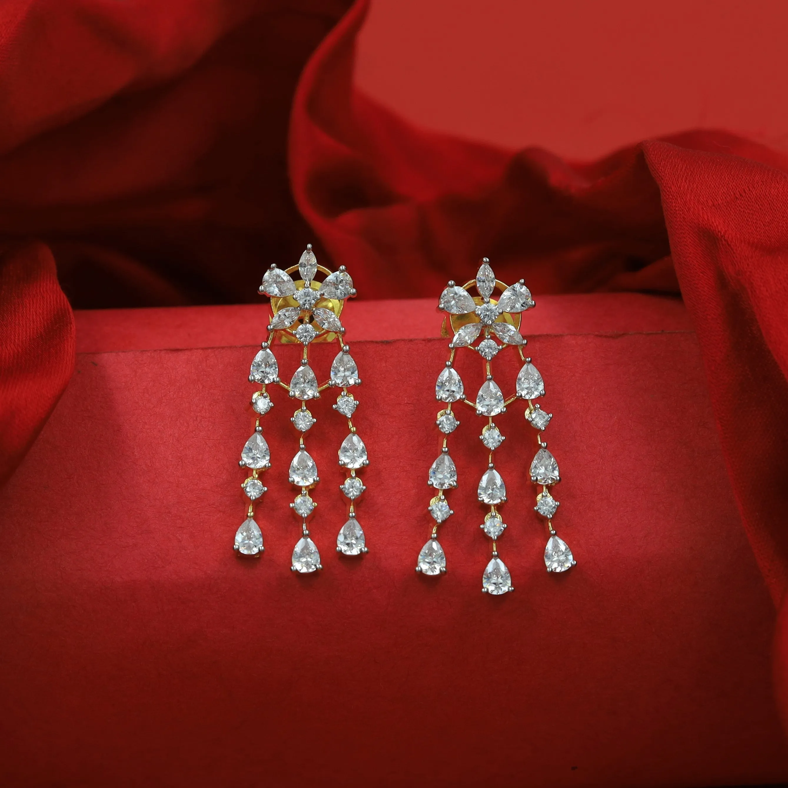 Light Zircon/AD Earring 16280-69