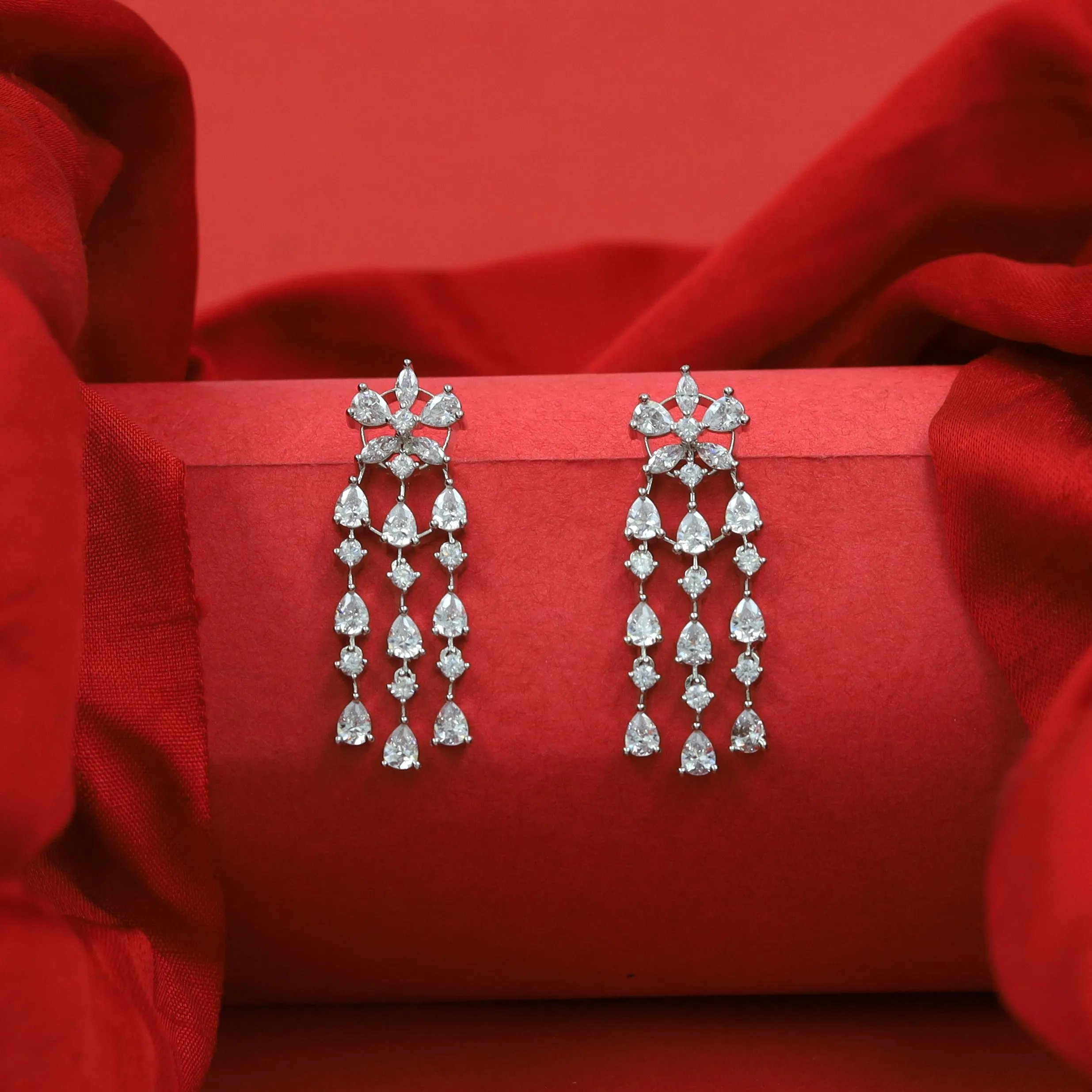 Light Zircon/AD Earring 16280-69