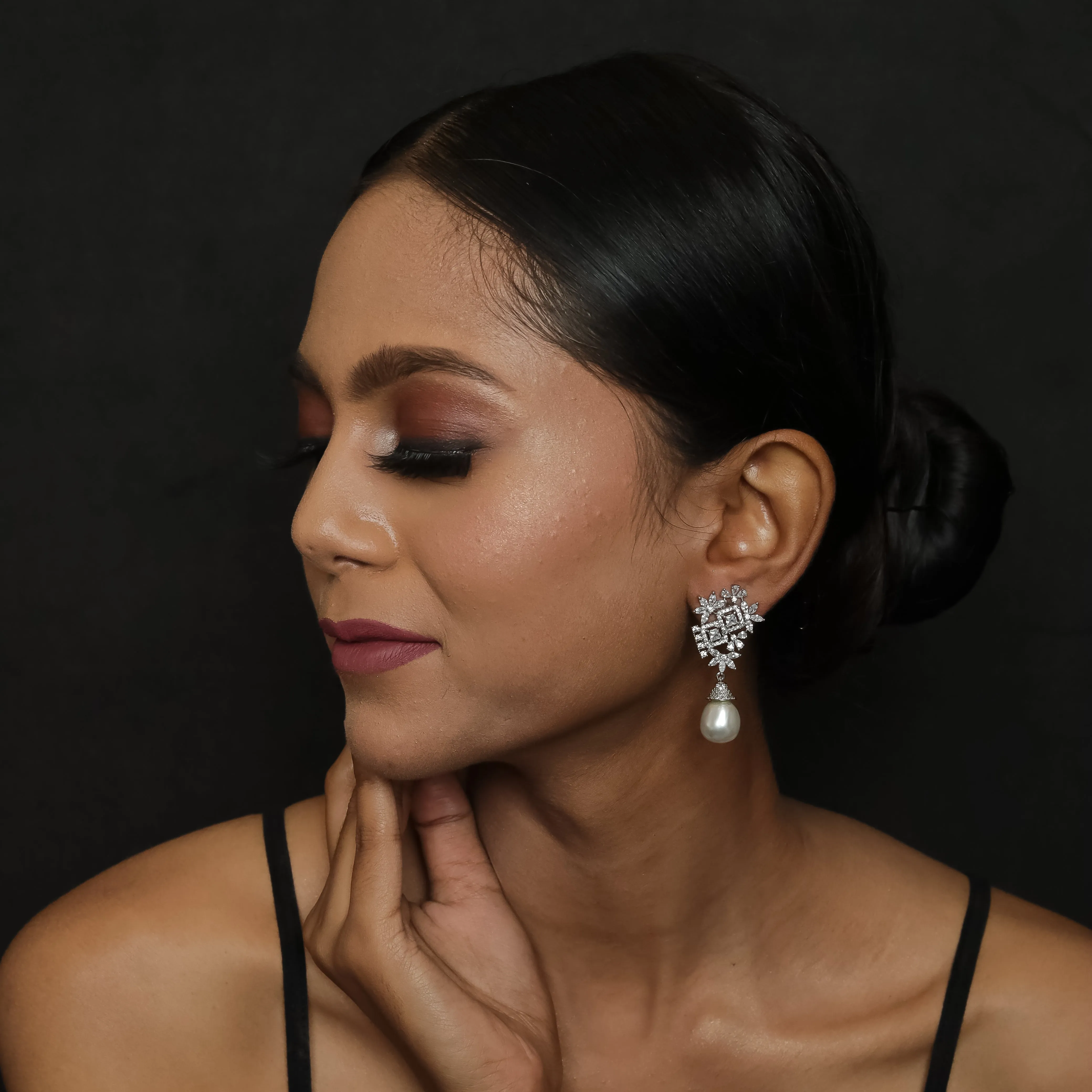 Light Zircon/AD Earring 4180-69