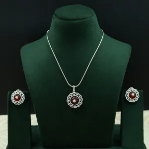 Medium Zircon/AD Pendant Set 12921-31