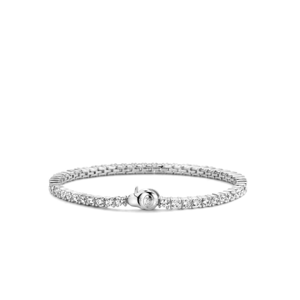 Milano Silver CZ Tennis Collection - Necklace, Bracelet & Stud Earrings - SAVE £25