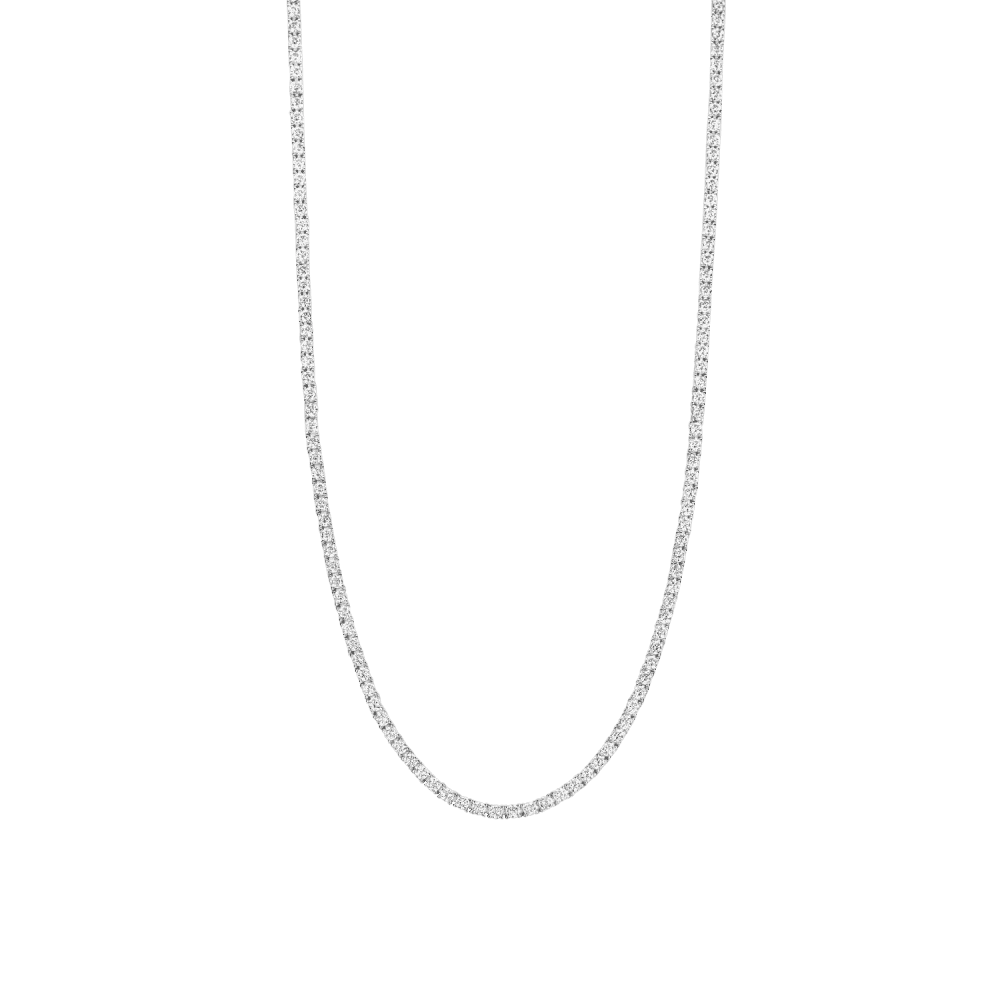 Milano Silver CZ Tennis Collection - Necklace, Bracelet & Stud Earrings - SAVE £25