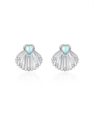 MUKTANK x SUN HUNTER Opal Shell Earrings
