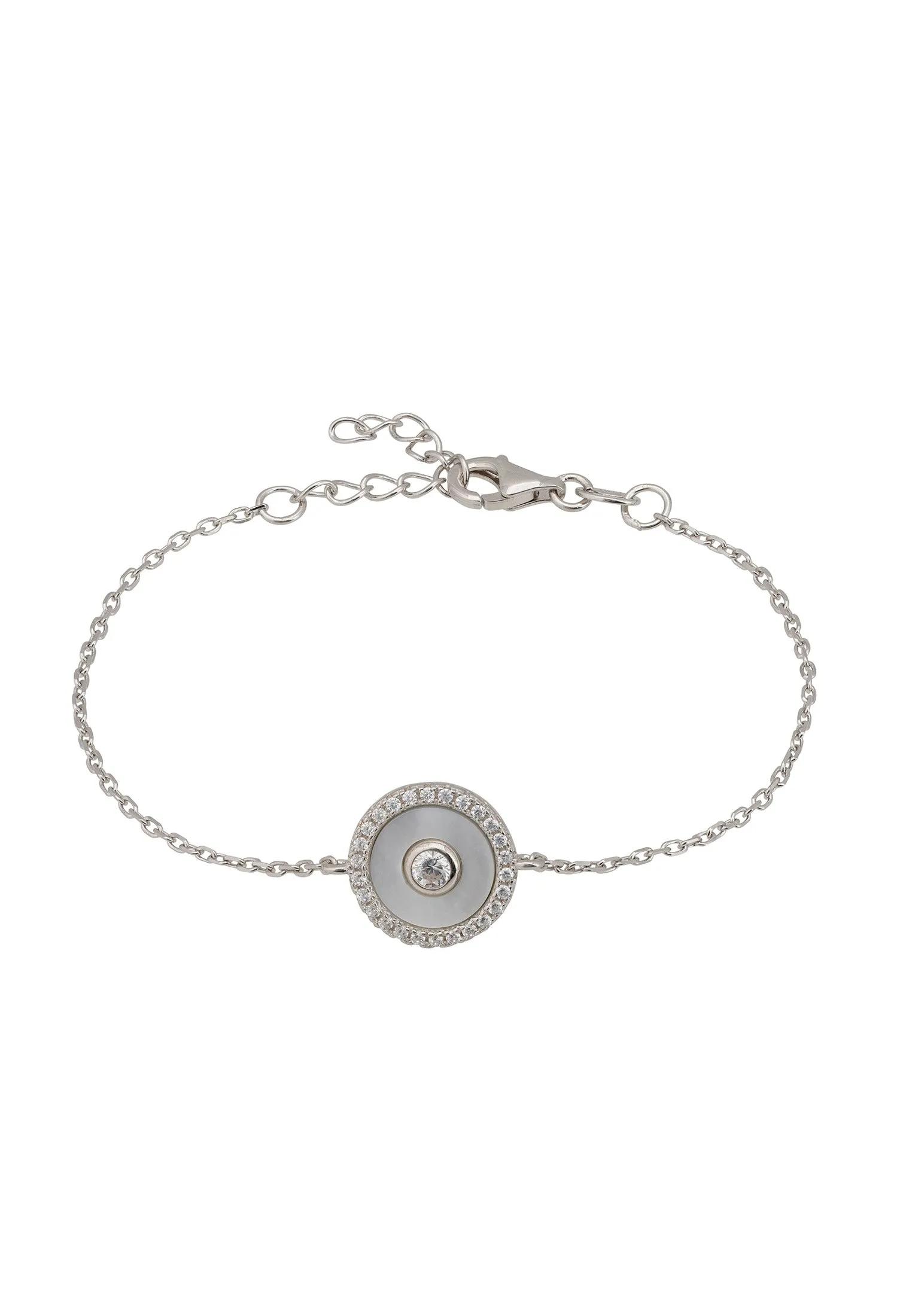 Mystique Amulet Mother of Pearl Bracelet Silver