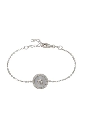 Mystique Amulet Mother of Pearl Bracelet Silver