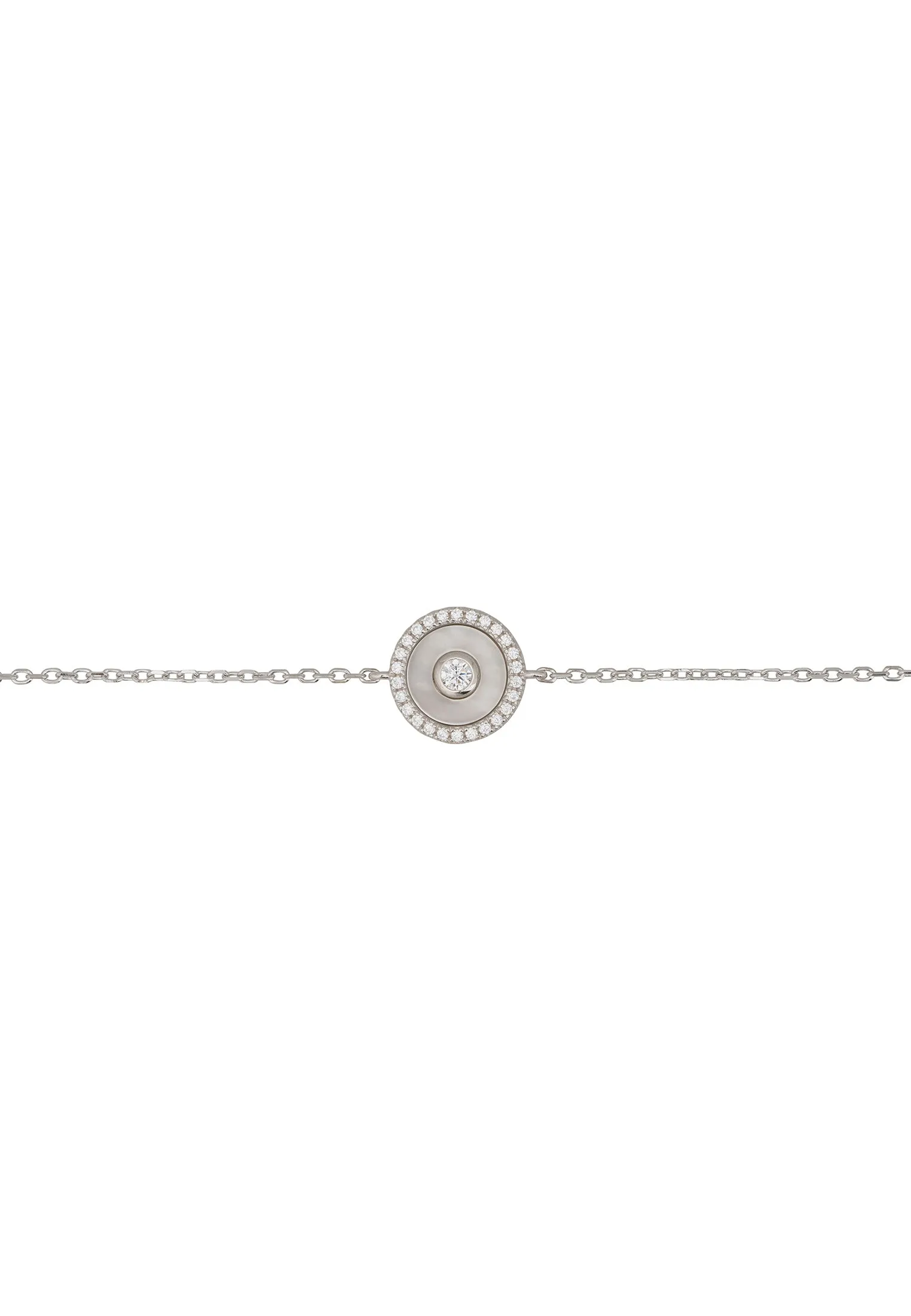 Mystique Amulet Mother of Pearl Bracelet Silver