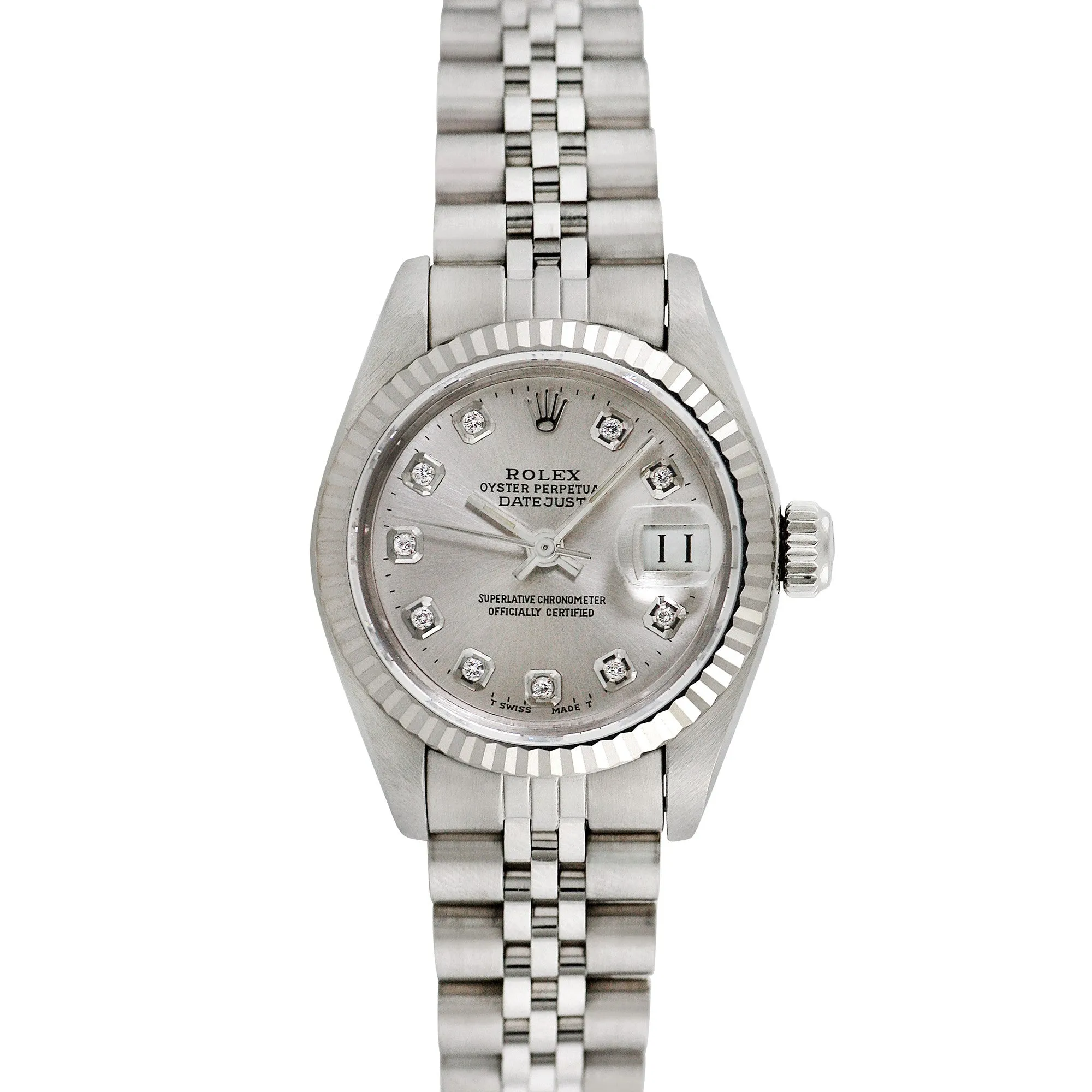 Pre-owned Rolex Ladies Stainless Steel Datejust, item #6