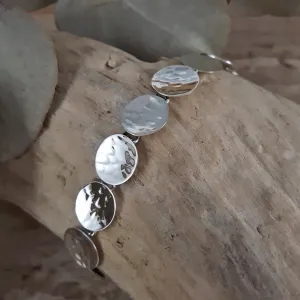 Roma Round Hammered Bracelet