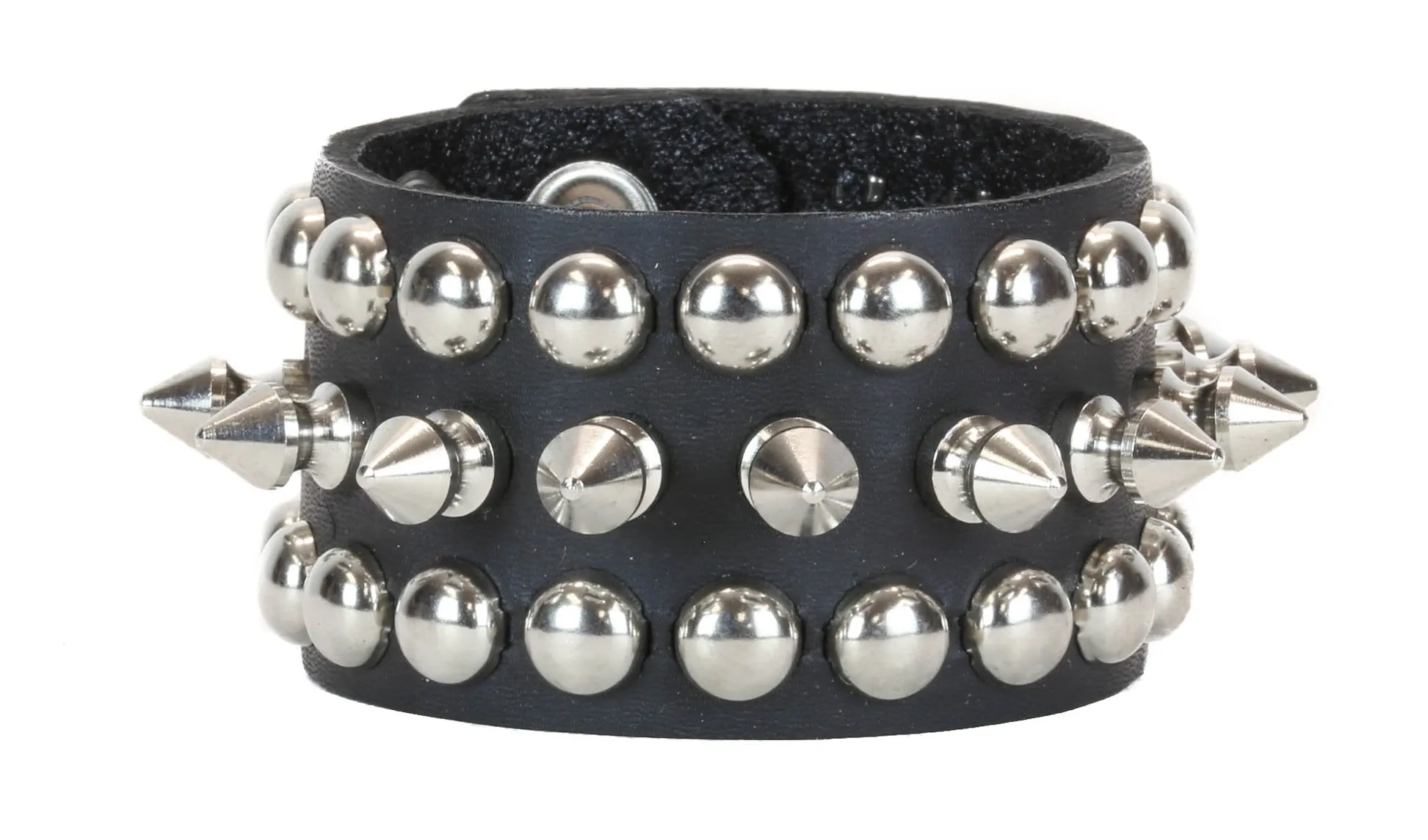 Spike And Round  Studded Bracelet