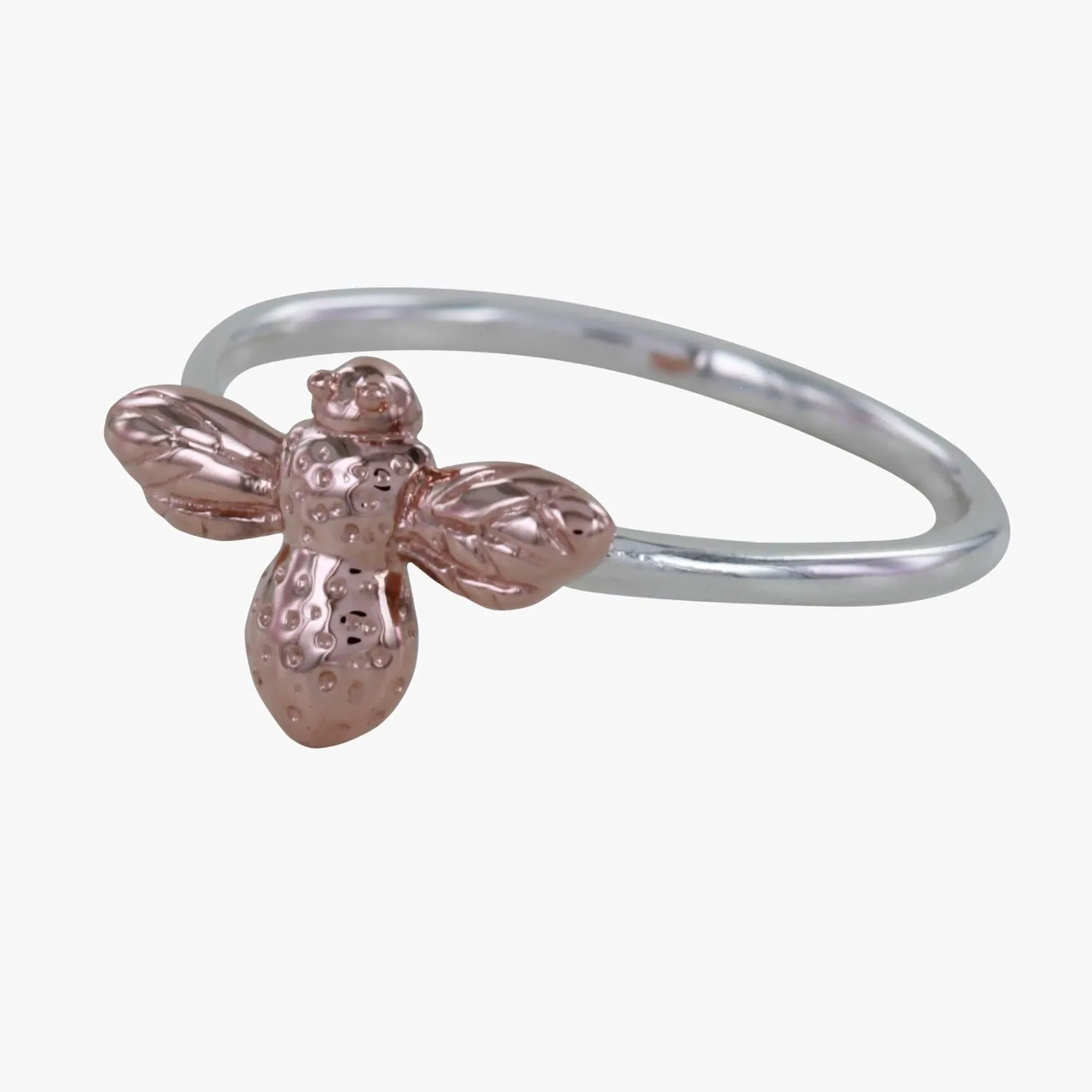 Sterling Silver Adjustable Bumble Bee Ring