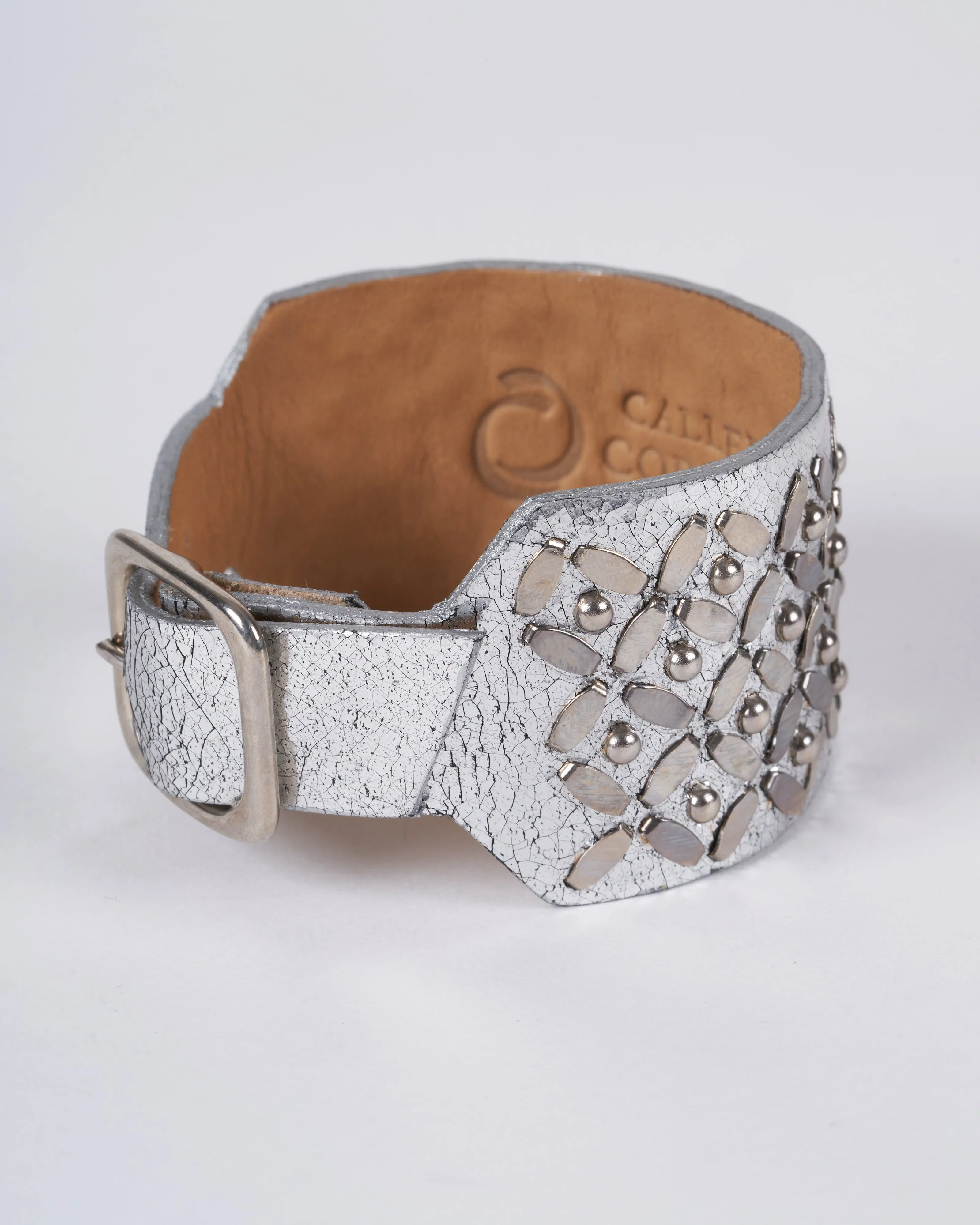 sula cuff - silver mirror