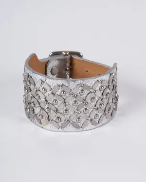 sula cuff - silver mirror