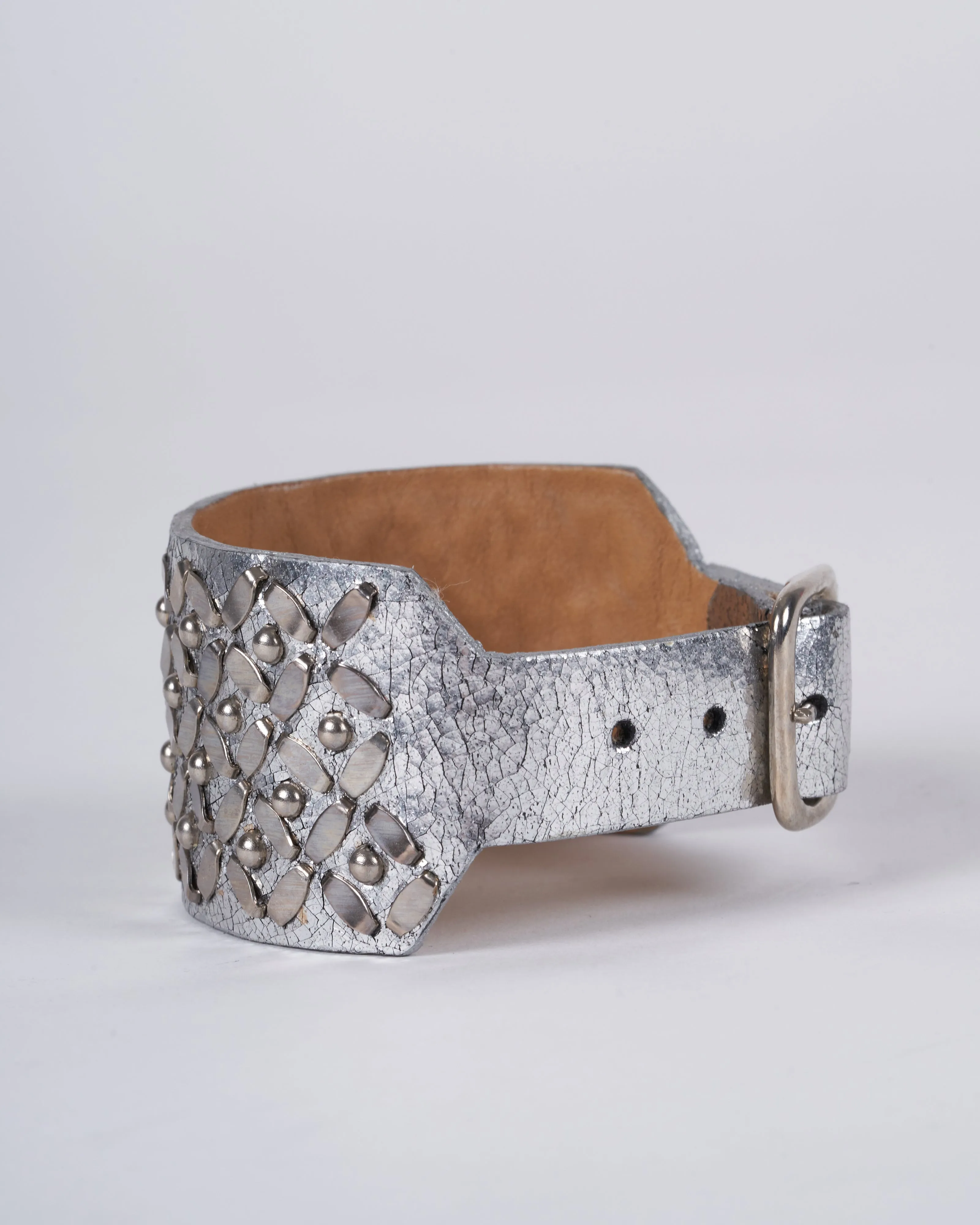 sula cuff - silver mirror