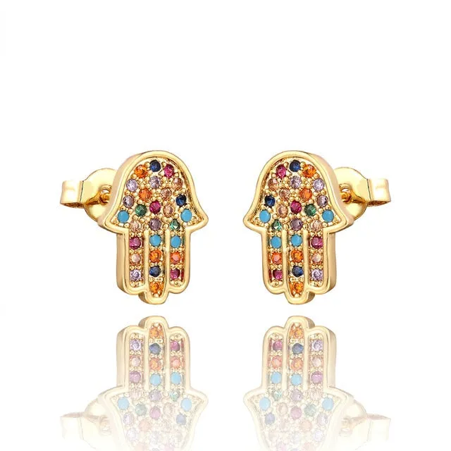 Zircon Stud Earrings