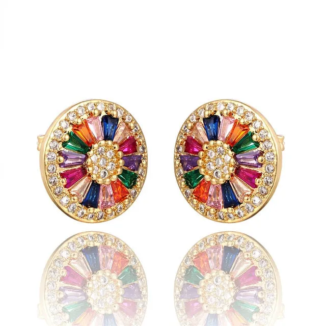 Zircon Stud Earrings