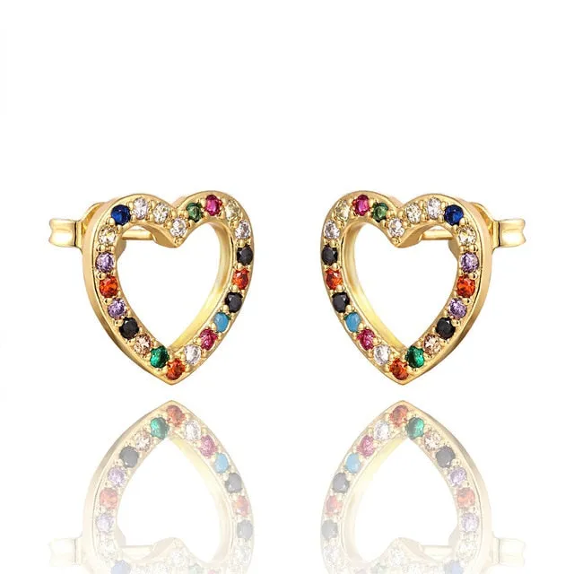 Zircon Stud Earrings