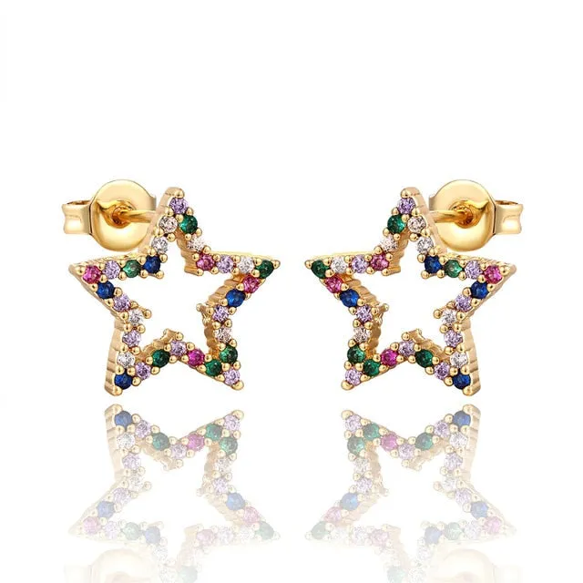Zircon Stud Earrings