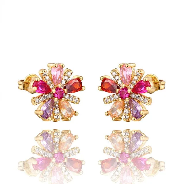 Zircon Stud Earrings