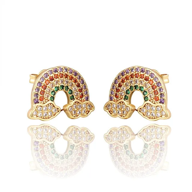 Zircon Stud Earrings