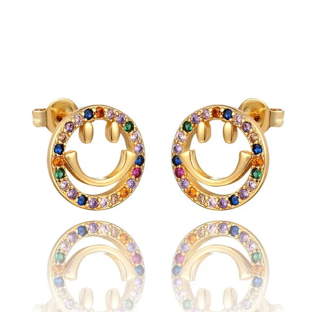 Zircon Stud Earrings