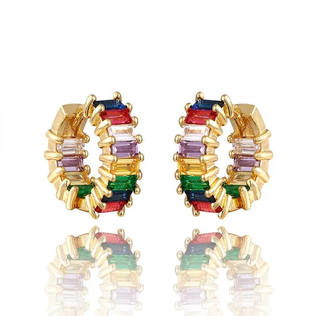 Zircon Stud Earrings