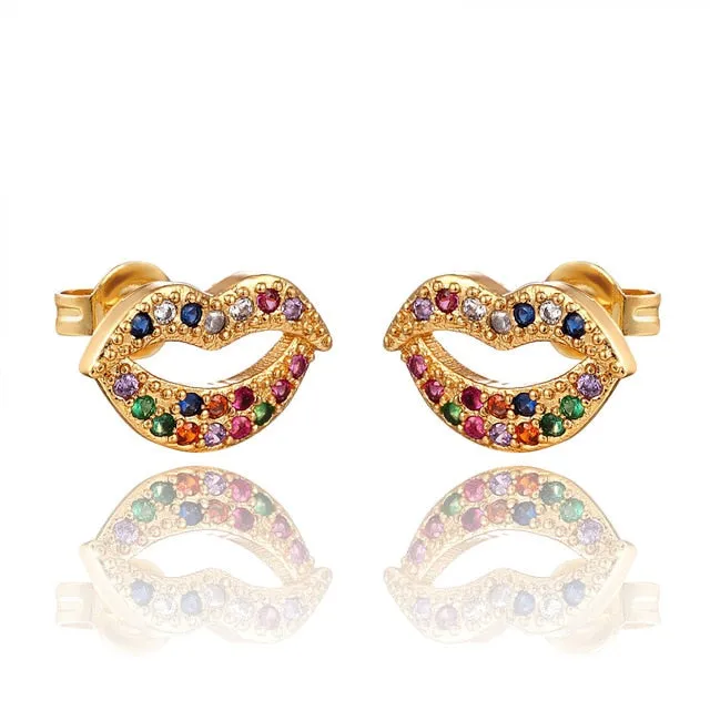 Zircon Stud Earrings