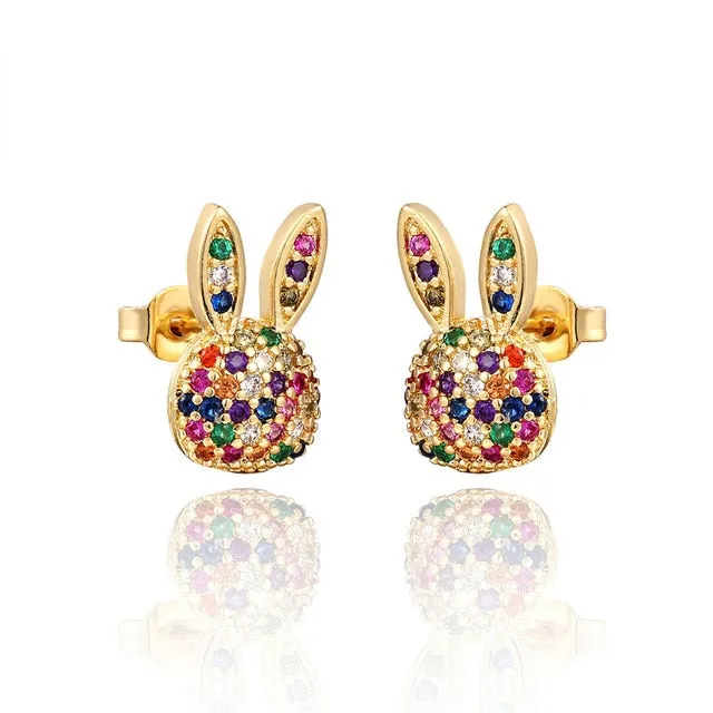 Zircon Stud Earrings