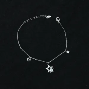 Zircon/AD Charm Bracelet 13286-33