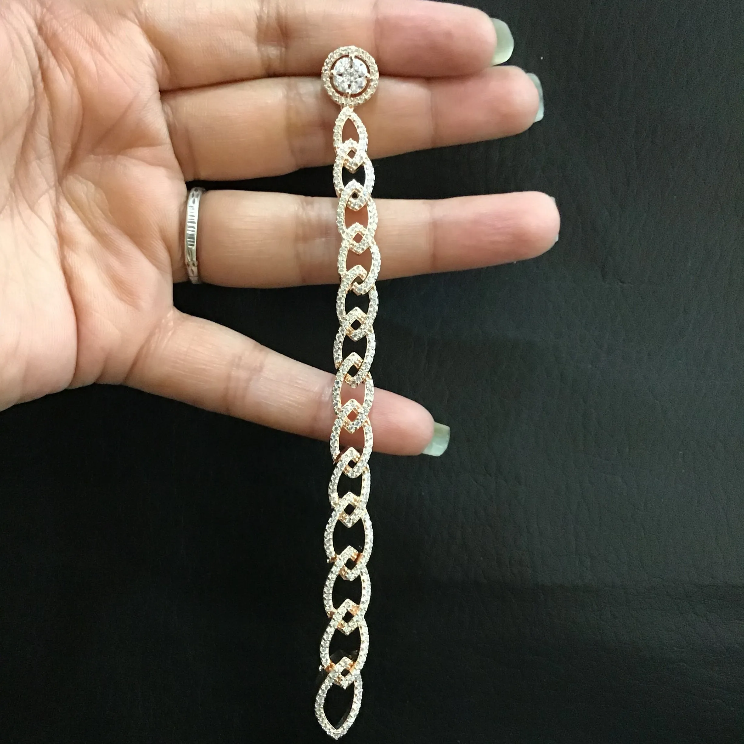 Zircon/AD Danglers Earring 1094-69