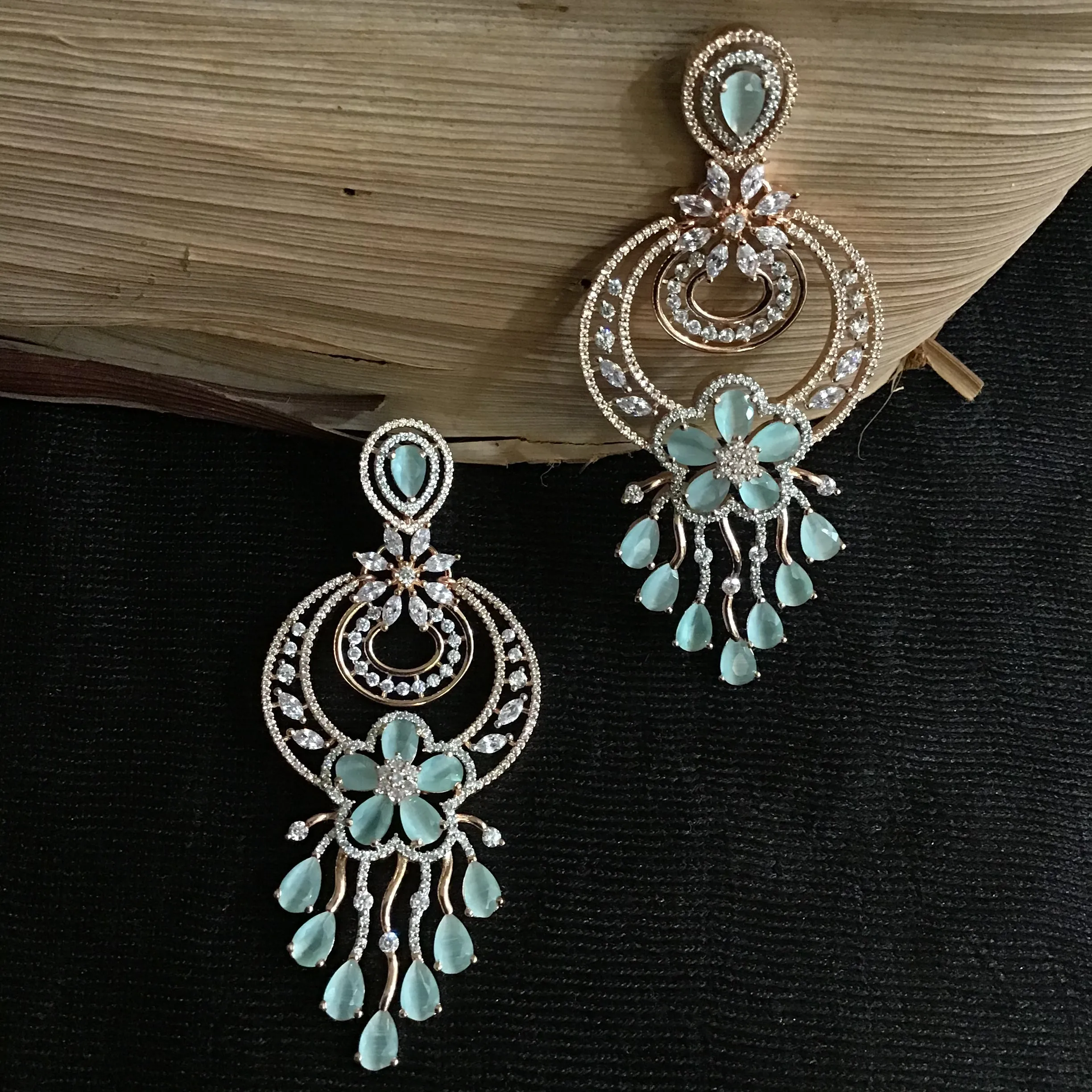 Zircon/AD Designer Chandbali 1104-69