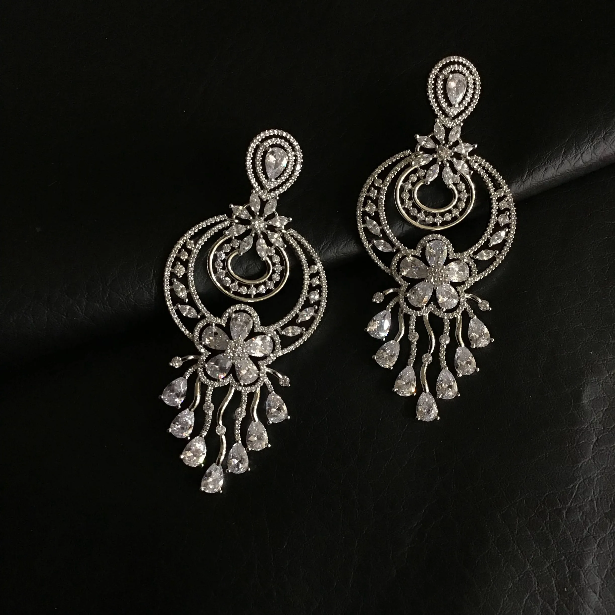 Zircon/AD Designer Chandbali 1104-69