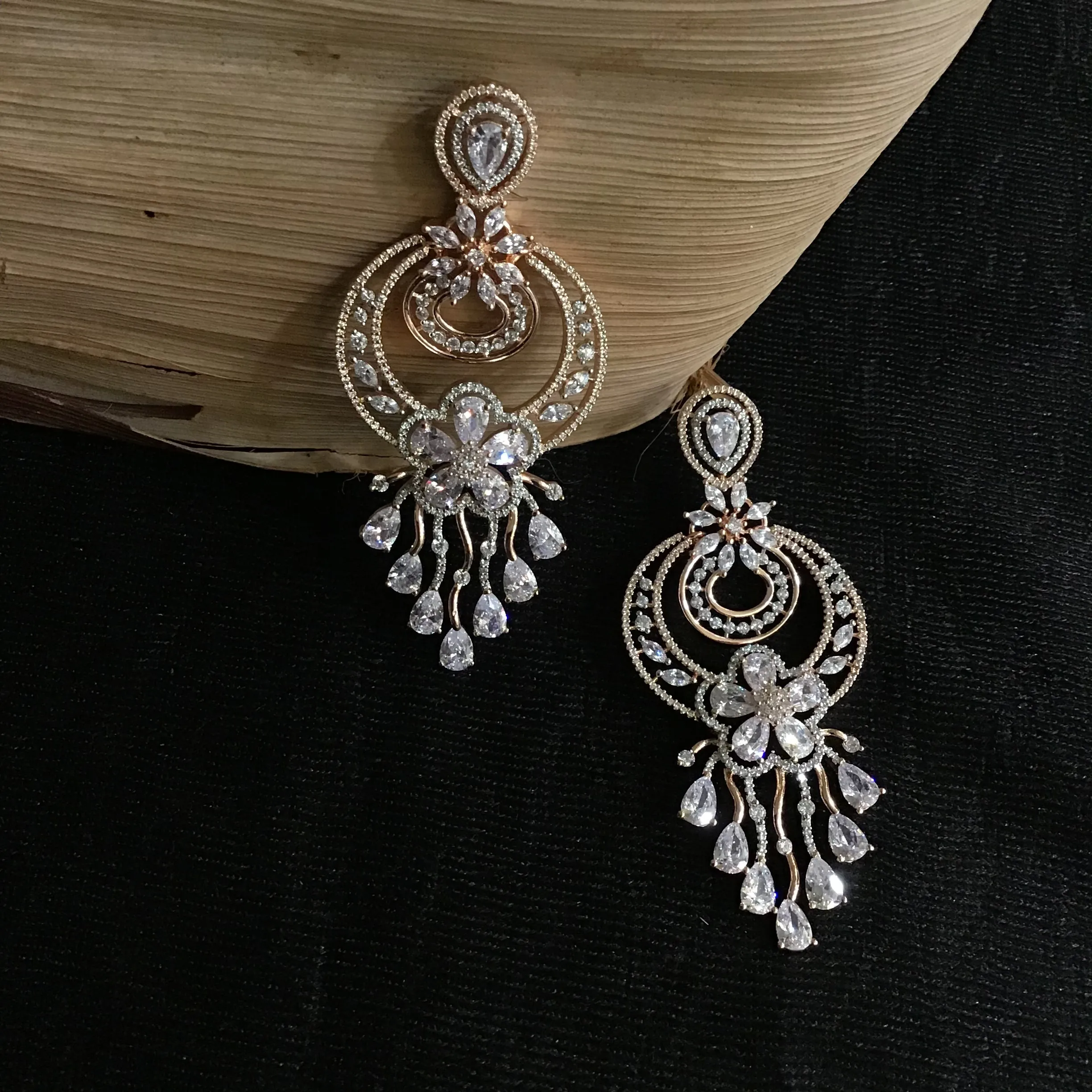 Zircon/AD Designer Chandbali 1104-69